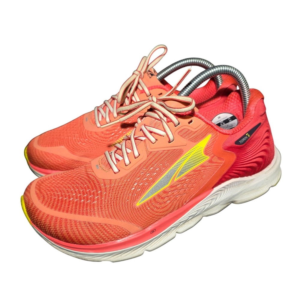 Altra Torin 5 Mens Orange Red Running Shoes AL0A547X662 Zero Drop Sneakers 8.5